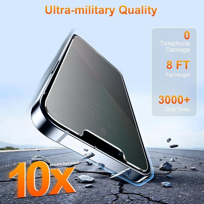 2 Pack matte privacy Screen Protector for iPhone 13 pro max/ 14 plus