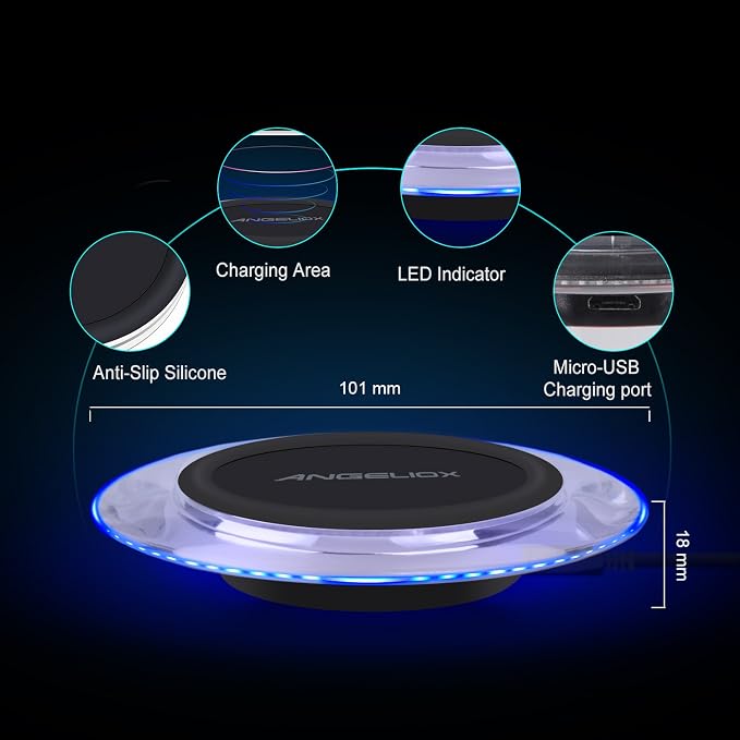 Qi Charger & White Qi Receiver