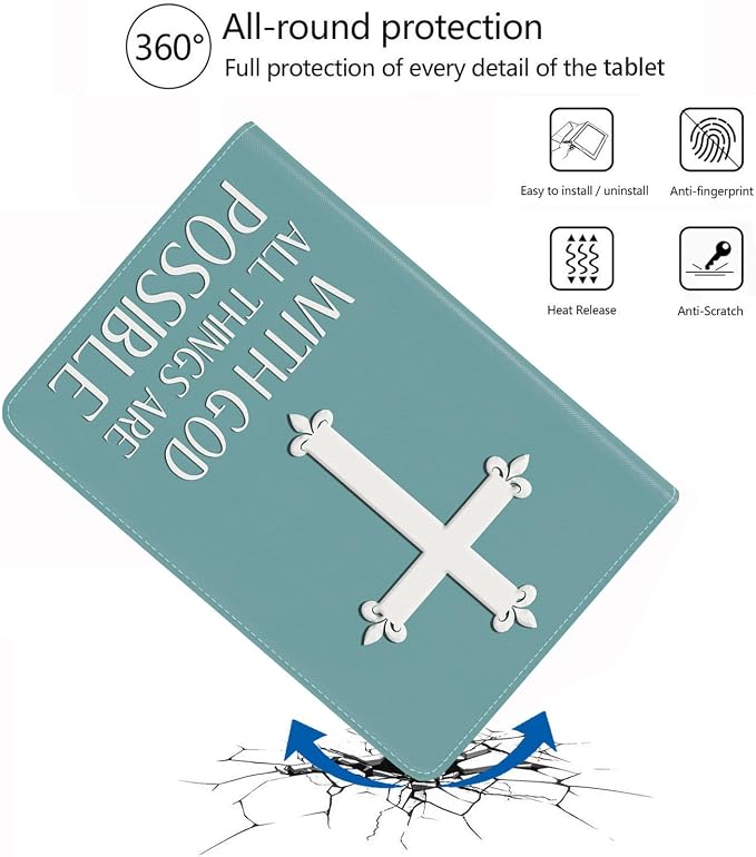 Christian Cross with God All Things are Possible