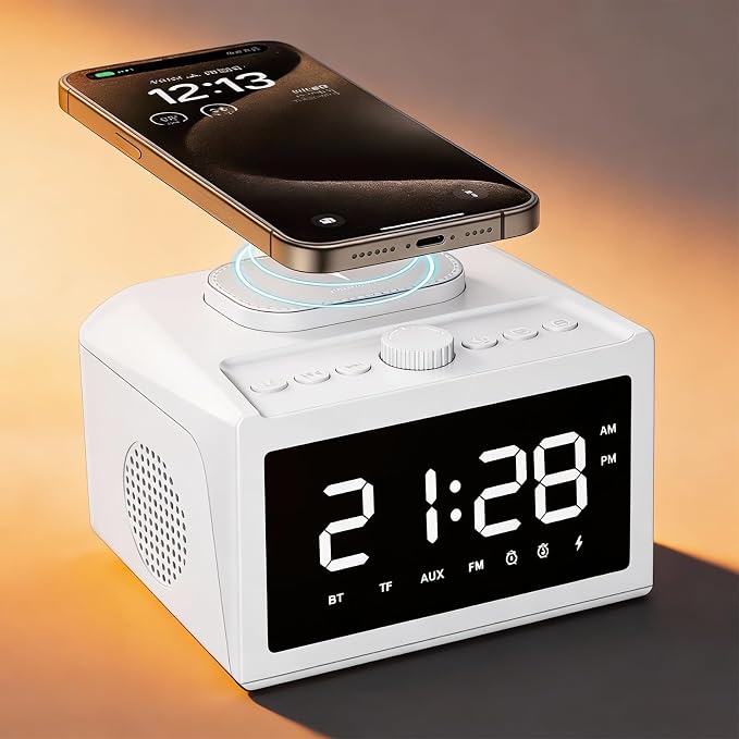 Multifunctional Alarm Clock S31 White