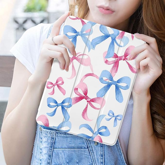 W-Pink Blue Bows
