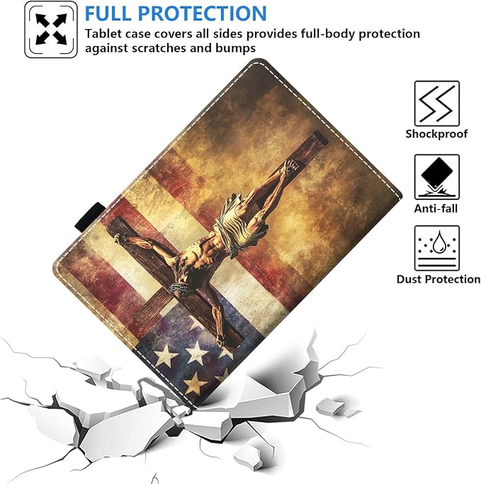 American Flag Holy Cross Jesus