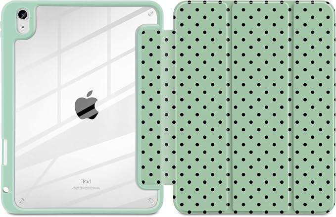 Green polka dot
