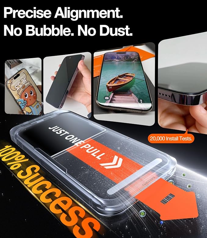 TORRAS for iPhone 17 Pro Max Screen Protector [12Ft Military-Grade Shatterproof] [9H+ Aerospace Tempered Glass] Anti-Scratch Full Coverage Fit Screen Protector 17 ProMax 6.9 2-Pack
