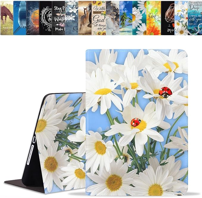 Daisy Flowers and Ladybug