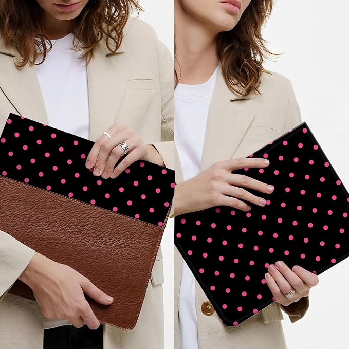 Red Polka Dots Black