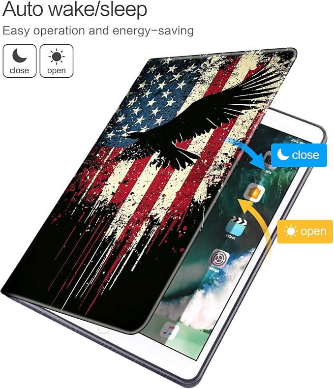 American Flag With Eagle