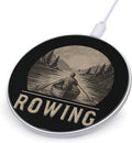 Vintage Rowing Fast Portable Charger 10W Funny Graphic Phone Charging Pad with USB Cable