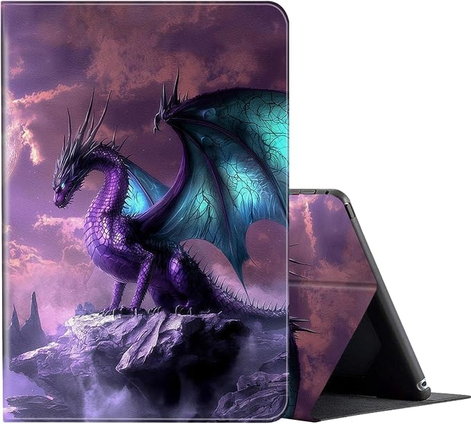 Purple Dragon with Blue Wings