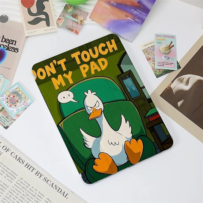 angry duck don't touch my pad