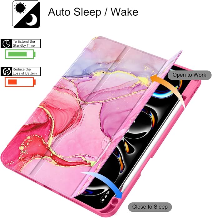 C-Hot Pink Marble