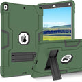 BENTOBEN for iPad Air 3rd Generation Case iPad Pro 10.5 2017 Case 3 Layers Heavy Duty Rugged Shockproof Kickstand Protective Tablet Cover for iPad Air 3 10.5 2019 /iPad Pro 10.5 2017 Dark/Green