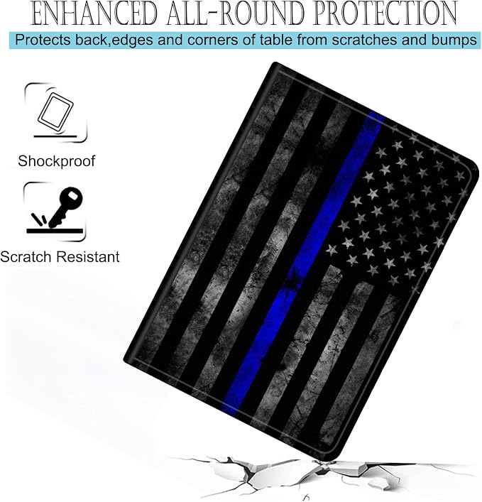 Blue Line American Police Flag