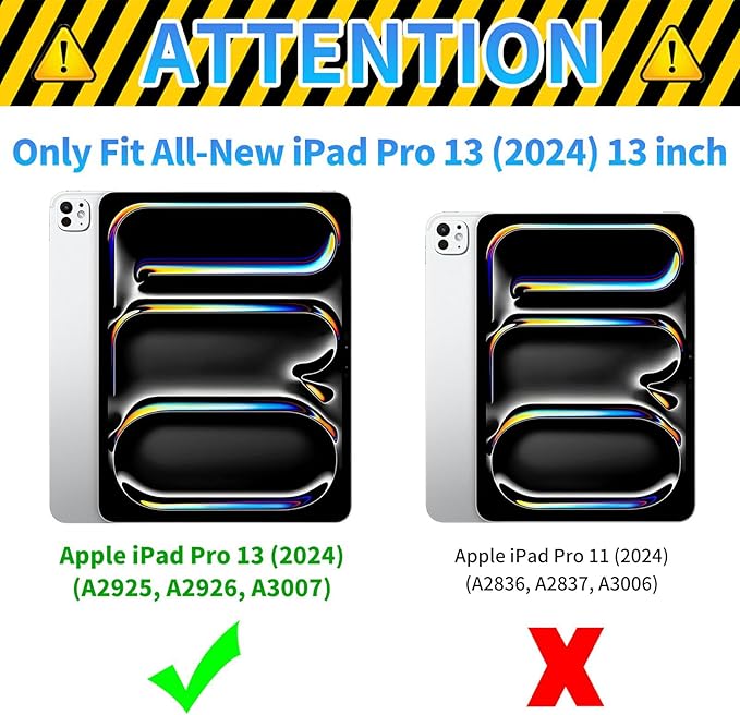 for iPad Pro 13 Inch Case M4 2024 7th Generation for Women Men PU Leather Slim Lightweight Folio Kickstand Multi-Angle Stand Smart Protection Shell Cover with Auto Wake/SleepRed Roses