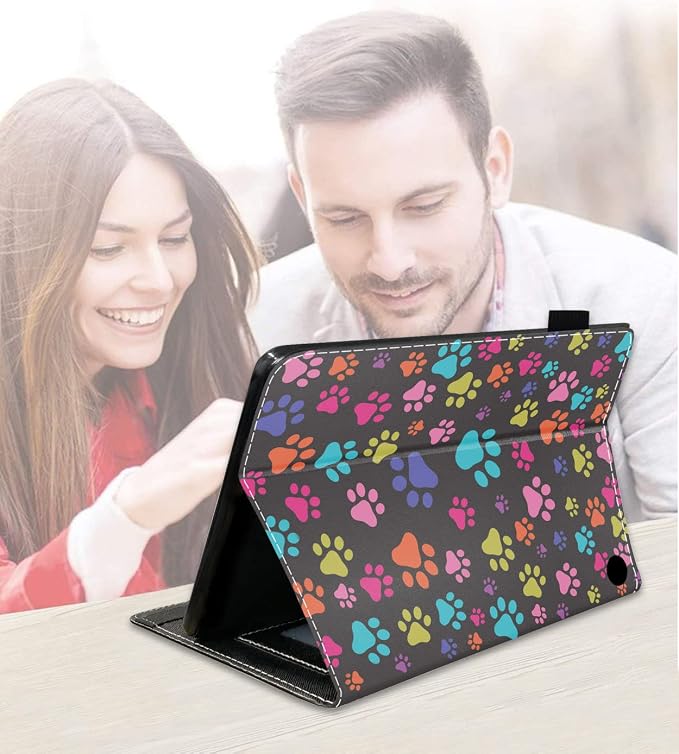Colorful Dog Paw Print