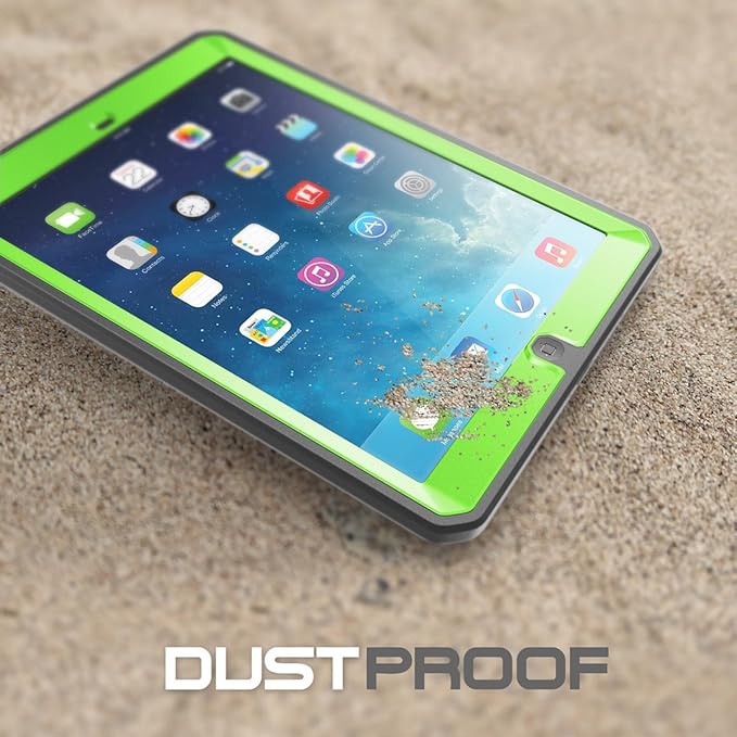 SUPCASE for iPad Air 1st Generation Case with Screen Protector [Military-Grade Protection] [Anti-Scratch] Heavy Duty Full-Body Rugged Protective Tablet Case Cover for Apple iPad Air 1 9.7 Inch Green