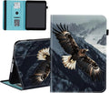 Case for Samsung Galaxy Tab A11 8.7 Inch 2025/A9 8.7 Inch 2023Wallet PU Leather Folio Cover Multi-Angle Stand with Auto Wake/SleepBald Eagle Flying in The Sky