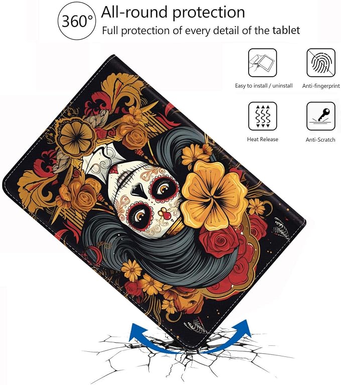 Sugar Skull Girl Roses-1
