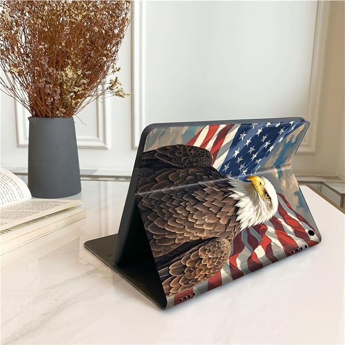 Bald Eagle American Flag