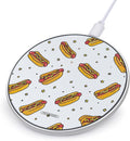 Hot Dogs Mustards Fast Portable Charger 10W Funny Graphic Phone Charging Pad with USB Cable