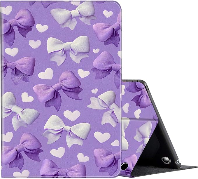 Cute Purple Bows and Hearts