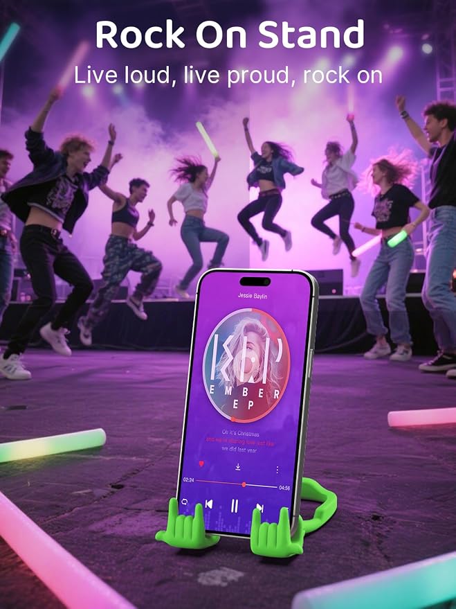Avocado Green&Bright Purple