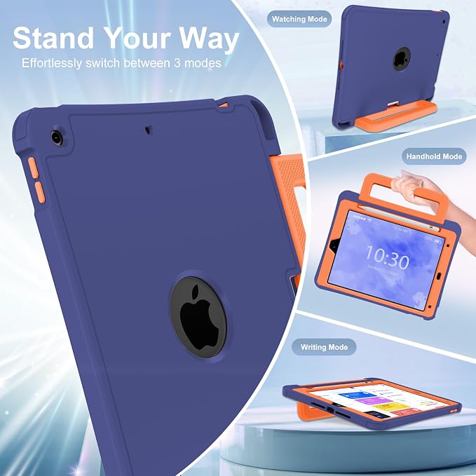 Navy Blue-Orange