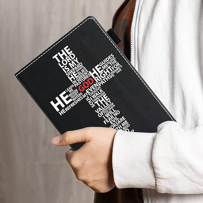 Case for Amazon Kindle Fire HD 10 &amp 10 Plus Tablet 10.1 (13th/11th Generation 2023/2021 Release) - PU Leather Folio Case with Smart Auto Wake/Sleep God Jesus Christian Cross