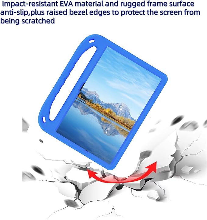 Kids Tablet Case with Handle and Kickstand Lightweight Shockproof Cover Compatible with Samsung Galaxy Tab S11 Blue