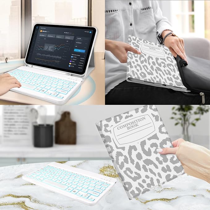 Notebook Leopard Grey