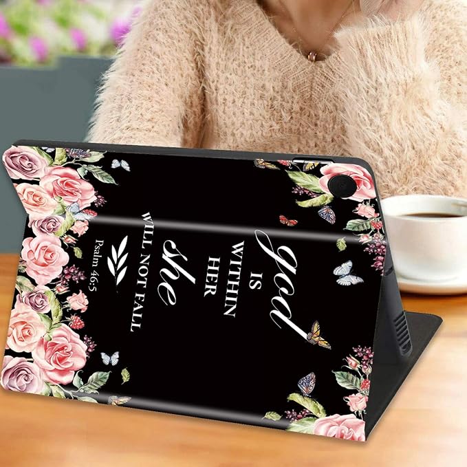 Floral Quote Bible Verse Psalm 46:5