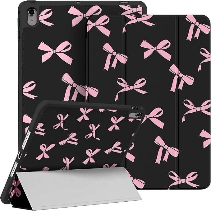 Black and pink bow