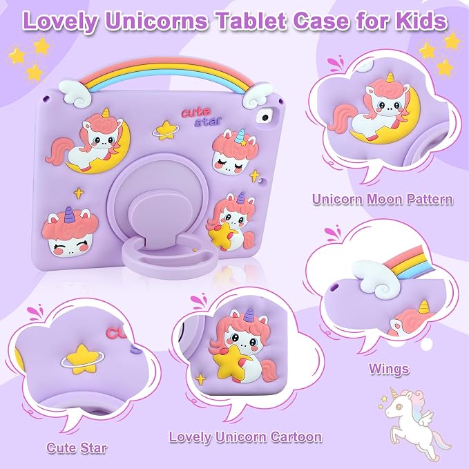 Rainbow Unicorn-Purple