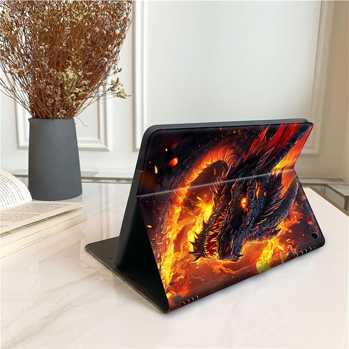 Fiery Black Dragon Fire Lava
