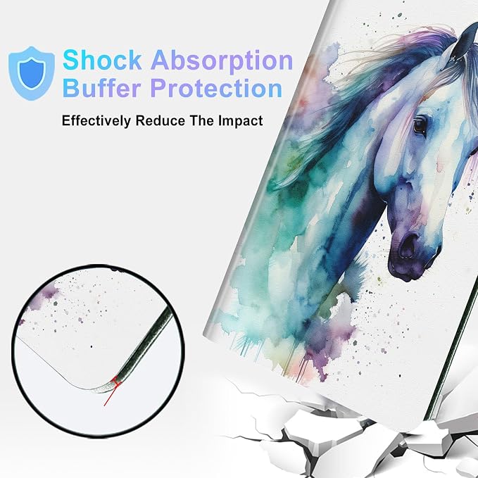 a Cute Colorful Horse