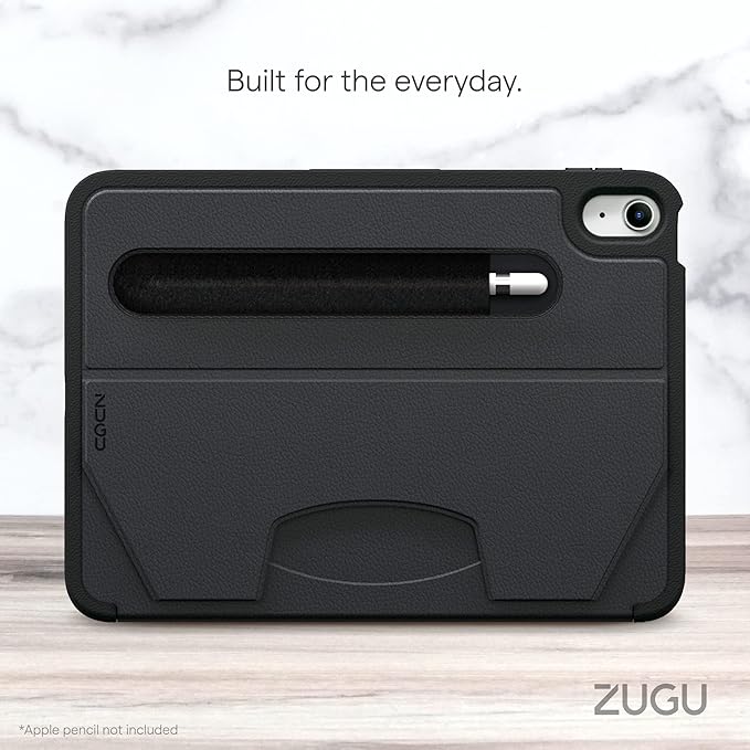 ZUGU CASE for iPad A16 11th Generation 11 Inch (2025) 10th Gen 10.9 Inch (2022) Magnetic Stand &amp Sleep/Wake Cover Model #s A3354 A3355 A3356 A2696 A2757 A2777 Stealth Black