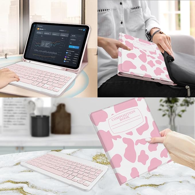 Notebook Cow Pink