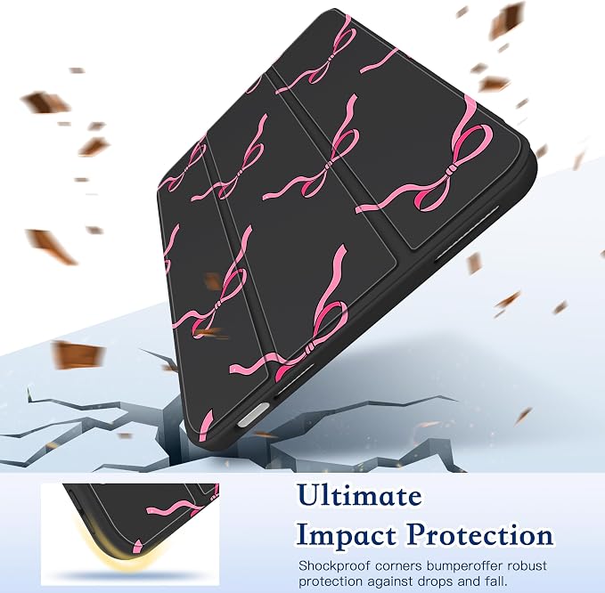 Black Base with Pink Bow