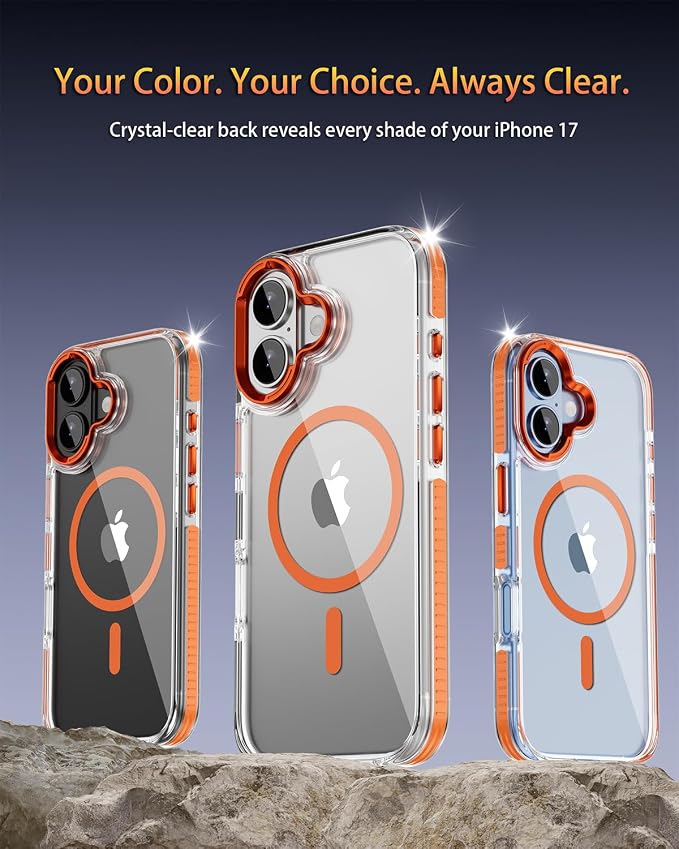 Clear Orange non-slip
