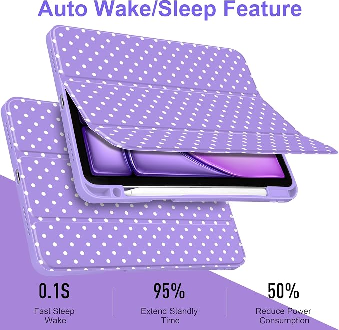 Purple white dot