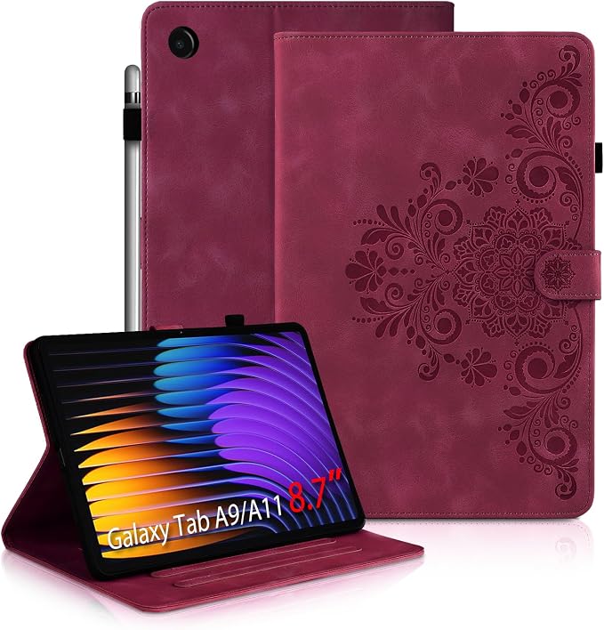 Mandala-Wine Red