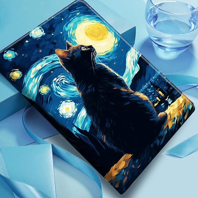 Cat On Starry Night