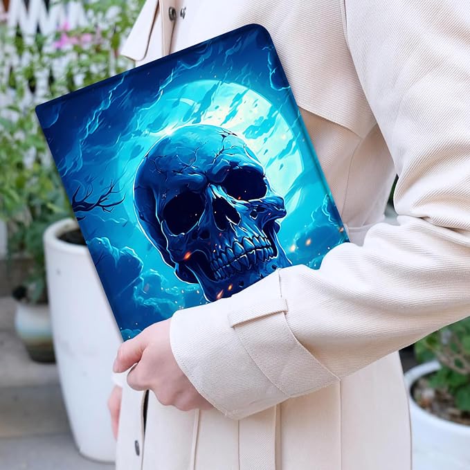 Blue Skull Head