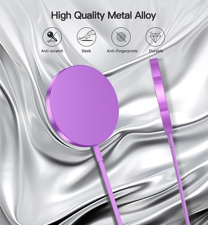 Purple Magnatic Charger