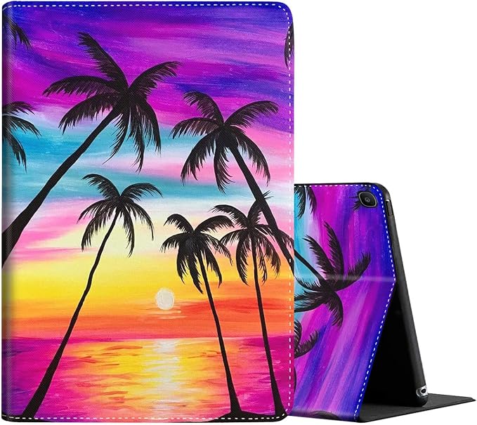 Coconut Trees in The Sunset