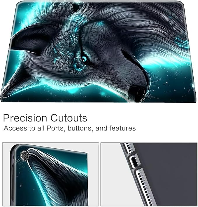 for 10.1 Amazon Fire HD 10 Tablet (13th Generation 2023 Release) Case with Pen Holder &amp Auto Wake/Sleepd Shockproof Stand Protective Cover for HD 10 2023 TabletWolf