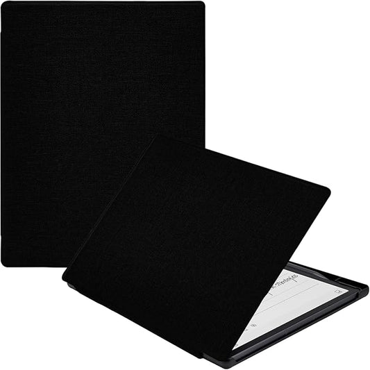 Slimshell Case for 8.2'' iFLYTEK AINOTE Air 2 Smart Auto Sleep/Wake Ultra-Thin Lightweight Leather Folio Cover with Built-in Pen Holder &amp Magnetic Closure (Cloth Black)