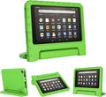 Kids Case for Kindle Fire HD 8 Tablet 8th/7th/6th Generation (2018/2017/2016 Release) Soft Flexible Lightweight Shockproof Durable with Handle Stand Green