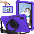 for Samsung Galaxy Tab S5e 10.5 (2019) SM-T720/T725 Tablet Case for Kids - EVA Lightweight Shockproof 360° Rotating Handle Stand Rugged Cover W Shoulder StrapPurple