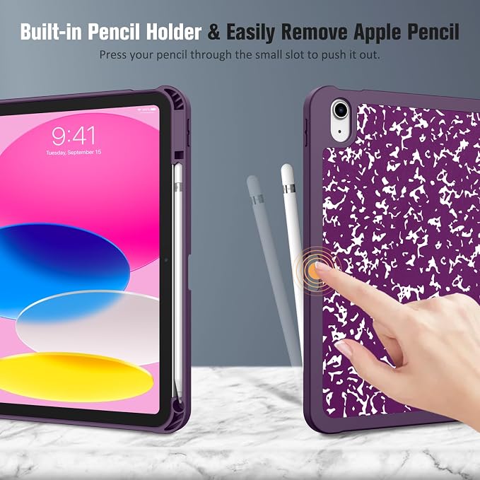 composition book purple